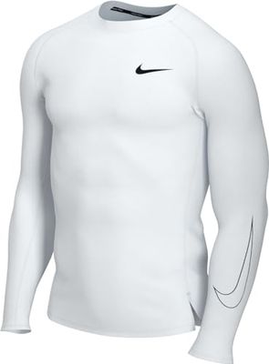 NIKE DD1990 M NP DF TIGHT TOP LS Sweatshirt mens white/black/black XL