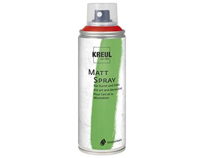 Kreul 76314 Spray mat Rouge brillant 200 ml - version allemande