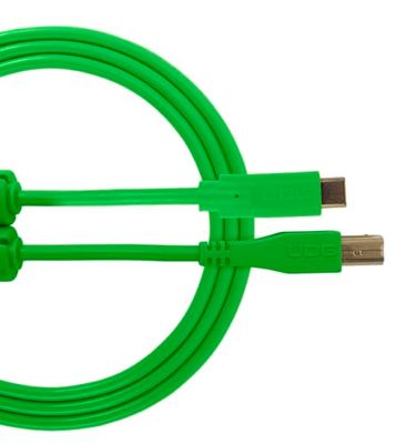 ULTIME CABEL UDG U96001GR - ULTIEME AUDIO USB 2.0 C-B GROEN STRAIGHT 1,5 m