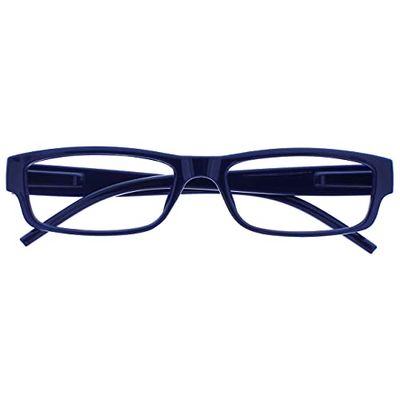 OPULIZE Ace Occhiali da Lettura, Blu Nero, +1,50 Diottrie Unisex