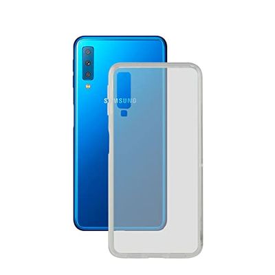 KSIX Custodia Flex TPU per Galaxy A7 2018 Trasparente