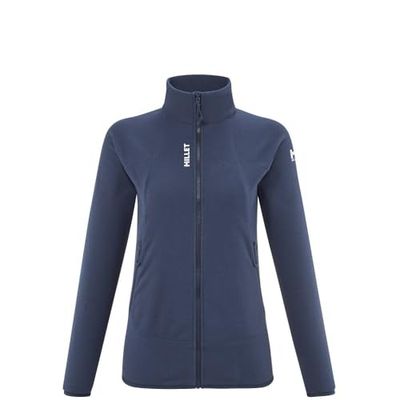 Millet - K Lightgrid JKT W - Veste Polaire Légère Femme - Alpinisme, Approche, Randonnée, Lifestyle - Bleu