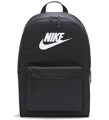 Nike Heritage Rugzak Black/Black/White Een maat