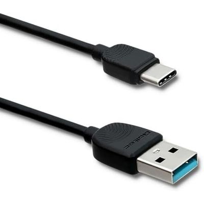 Qoltec 50391 USB-kabel 1,2 m USB 2.0 USB A USB C svart
