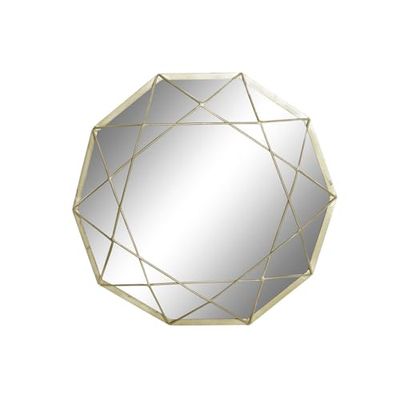 ESPEJO HIERRO ESPEJO 50X5X52 MATE DORADO