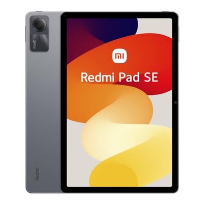 Xiaomi Redmi Pad SE + ringhouder en handgreep - tablet, 27,9 cm (11 inch), FHD+ (Snapdragon 680, 4 GB RAM, 128 GB ROM, WLAN + Bluetooth 5.0, batterij 8000 mAh, grijs (ESversie)