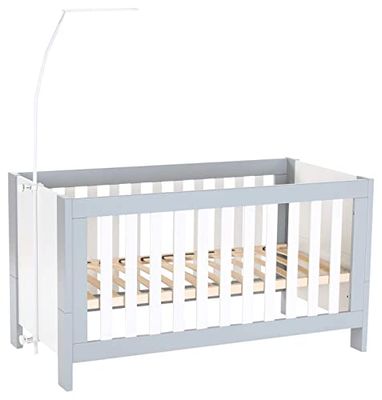 babybay hemelstang voor kinderbedden, wit