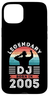 Legendary DJ born 2005 20th Birthday Gifts Case for iPhone 15 Plus
