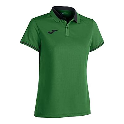 Joma Polo Manches Courtes Championnat VI Vert Noir, 901272.451.2XS