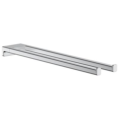 hansgrohe AddStoris Toallero de baño doble, cromo, 41770000