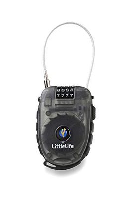 LittleLife Kabelslot voor buggy- en kinderwagen, kabelslot, uniseks, eenheidsmaat, Kabelslot, Eén maat