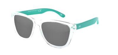 NAIF Magaluf Lunettes de Soleil Unisex-Adult, Cristal et Turquoise Mate, Moyen