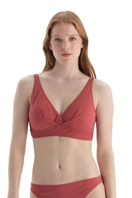 Dagi Knitted Minimizer Bikini Top, Terracotta, 50 Donna