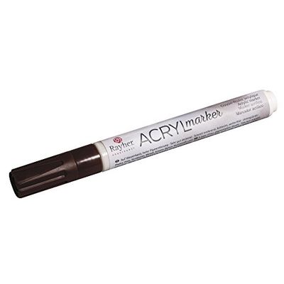 Rayher - Punta Tonda con valvola, 2-4 mm Castagna