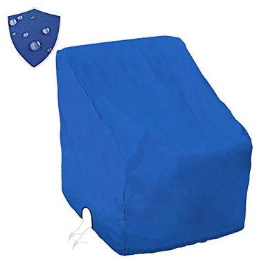 Copertura per console centrale per barca, misura media, 600D, blu, resistente e impermeabile