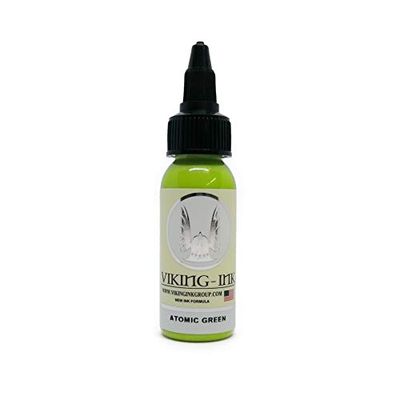 Viking -inkt inkt atoomgroen voor 30 ml tatoeage