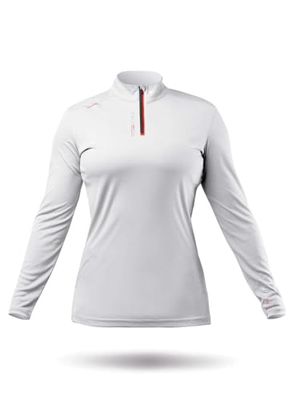 DISMARINA PLASTIMO Nuevo 2024-UVActive 1/4 Zip L/S Top Wht w-XL, 70282 Other, Multicolor, One Size