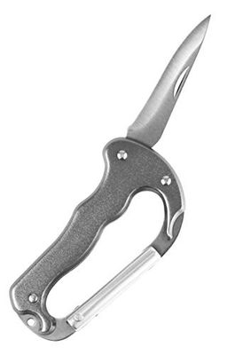 Cao Nóż karabińczyk Trek Adult Unisex, czarny, 12,3cm