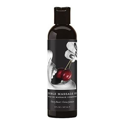 Earthly Body Edible Massage Oil, Cherry Burst, 8-Ounce by Earthly Body