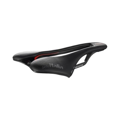 Selle Italia Sillín SLR Boost Kit Carbonio Superflow Negro-S3, Unisex-Adult, Black, S