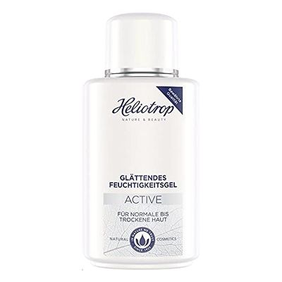 Heliotrop - Soin hydratant pour peaux normales à sèches, soin du visage à l'aloe vera, gel hydratant actif lissant 1 x 150 ml