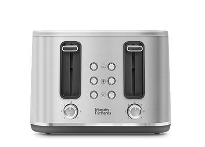 Morphy Richards Motive 4 Slice Toaster (Brushed Steel) 242800