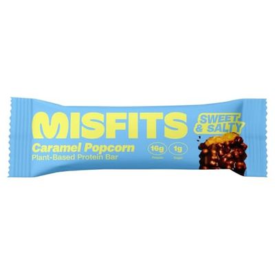 Misfits Caramel Popcorn Protein Bar 50g