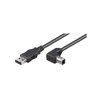 Wentronic Câble USB 3.0 Fiche A / Fiche B coudée 1m (Import Allemagne)