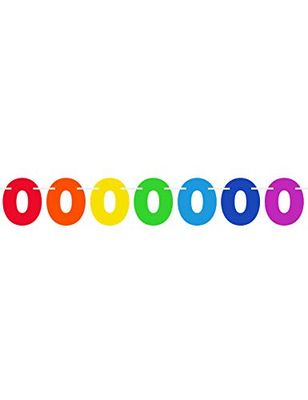 Folat 65730 Bunting Solid Nummer 0-6 Meter