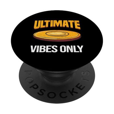 Ultimate Frisbee divertido gráfico deportivo Vibe Throw Frisbee PopSockets PopGrip Adhesivo