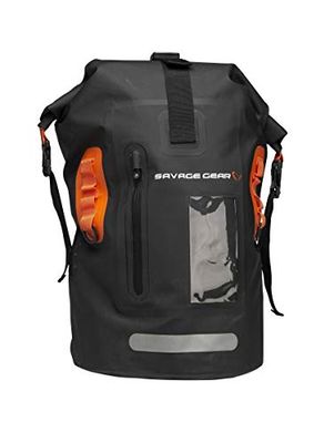 Savage Gear WP Rollup Rugzak - Waterdichte Visserij Rugzak met Roll-up-en-kliksluiting, Verstelbare riemen voor Bank Anglers, Wandelen, Kamperen, Outdoor Adventures, Waterdichte spullen opslag 40L