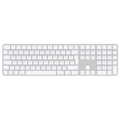 Apple Magic Keyboard met Touch ID en numeriek toetsenblok voor Mac-modellen met Apple silicon - Engels (VK) - Witte toetsen 