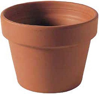 VASI IN TERRACOTTA (10 PEZZI) - DIAMETRO CM. 16, ALTEZZA CM. 13. CIOTOLA FIORIERA IN COTTO PIANTE GRASSE SUCCULENTE GIARDINAGGIO FIORI