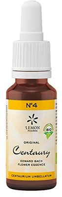 Lemon Pharma Fleurs de Bach N°1 Aigremoine - Flacone ambrato con pipetta contagocce Bio, 20 ml
