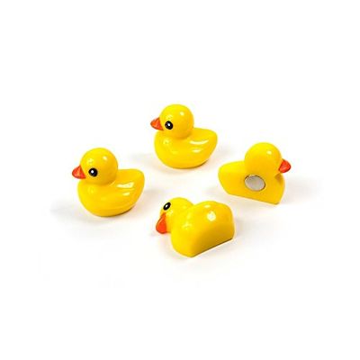 First4magnets Assortiment de Populaires Forme Office aimants-Ducky (1 Jeu de 4), Argent