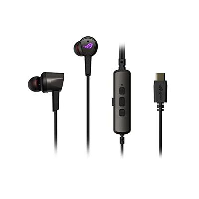 ASUS ROG Cetra II ROG Cetra II Gaming Headset med brusreducering, flytande silikongummi, USB-C-kompatibel kontakt med PC, Nintendo Switch