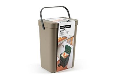 Perfekt fuktad PATTUMER/ORGANISK AVFALL ATT LÄGA - coll. GINO - 12 lt. - Tryffel