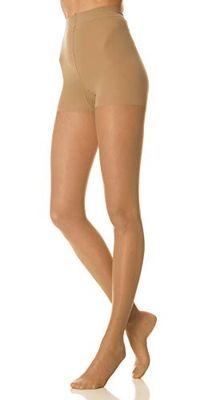 SCUDOTEX Collant 140 Deniers Maille Tricotée Compression Décroissante de Moyenne à Forte 19-22 Hg mm Couleur Daino Taille 5