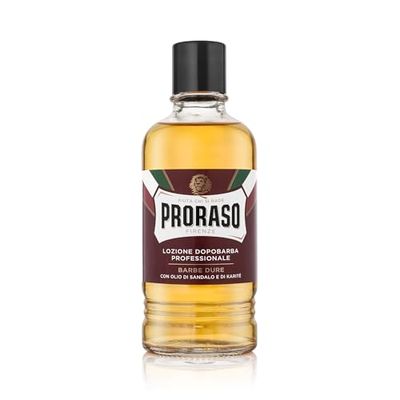 Proraso Professional Aftershave Lotion Nourishing, 400ml, Aftershave with Sandalwood and Shea Oil, Helps Restore Skin Comfort, Made in Italy