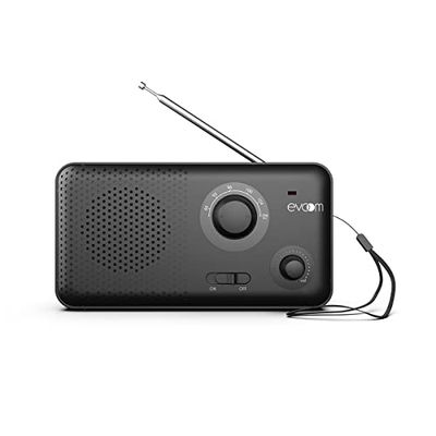 Evoom - EV306407 Diya - analog radio - svart