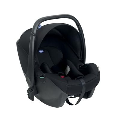 Chicco Kory i-Size Essential Silla de Coche Isofix para Bebés y Niños de 40 a 80 cm, Recién Nacidos hasta 15 Meses, Portabebés Coche Grupo 0+ , Negro