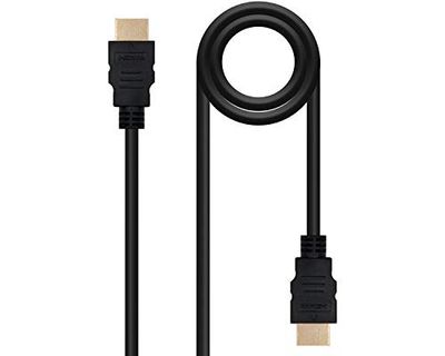 Watio Wave HDMI-kabel - high-speed kabel V1.4, 1,8 m, aansluiting A/M-A/M, HEC-compatibel, ideaal voor high-definition video- en audio-overdracht