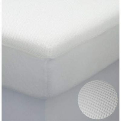 Lot de 2 Protèges Matelas, alèses | Couffin, Berceau Bébé | Imperméable & Respirant | Blanc | Marque Easy dort | Certifié Oeko-Tex | Fabriqué en Europe (Maille 3D - 1 Protège Matelas, 70x140)