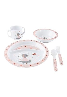 Set de vaisselle âne Emmi Girl flora rose