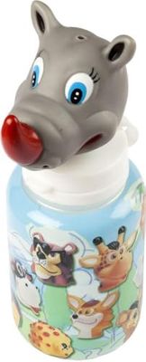 Babyfles 300cc geluidskapje met neushoornpop