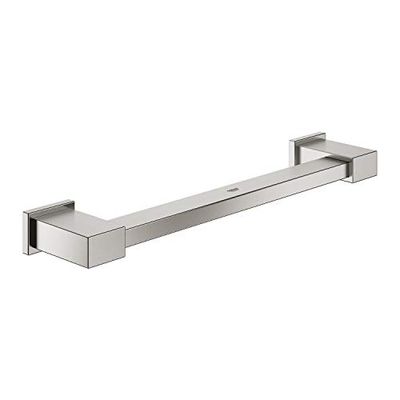 Grohe 40514DC1 Essentials Cube Maniglione Vasca, Grigio Satinato