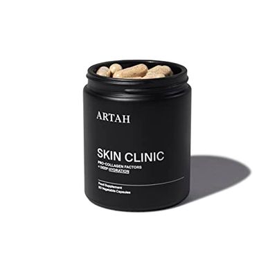 Artah Skin Clinic 90 Capsules, Professional Strength Formula for Skin, Hair and Nail Health