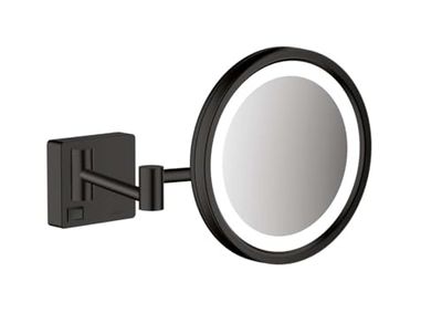 Hansgrohe Miroir de Rasage avec éclairage LED AddStoris Noir Mat