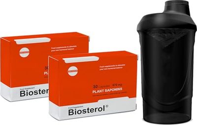 Megabol - Biosterol | Natural Support for Increasing Testosterone Production | Double Pack - 2X 30 Capsules (Total 60 Capsules)