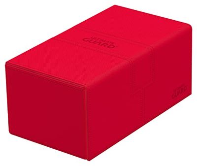 Ultimate Guard Twin Flip`n`Tray 200+ XenoSkin monocolor röd